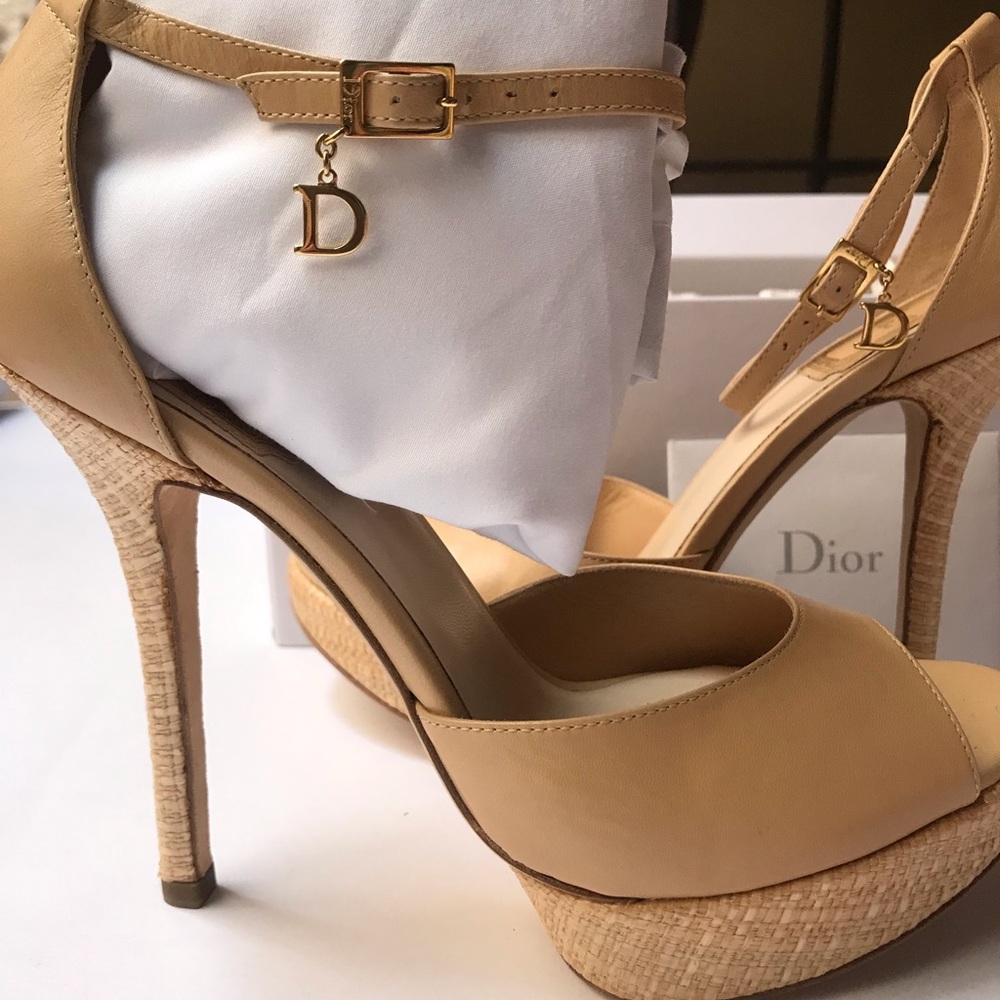Christian Dior Paraiso Chevreau Sandals Be Clair